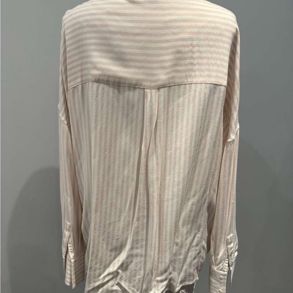 IRO Beige and White Striped Shirt - Picture 3 of 8